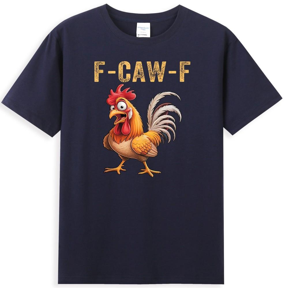 FCawF Funny Chicken Meme Humor Saying Vintage Unisexs TShirt S