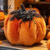 Mysterious Halloween Atmosphere Decor Pumpkin Spider Ornaments, Spooky Tabletop Decoration, Decorations Glittering for Home Party Retro Fall Glitter