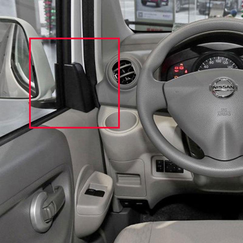 Car Window Interior A Pillar Chrome Cover Trim for Nissan Nv200 Evalia 2018 Car Styling Stickers Decoration Accessories 2 Pcs