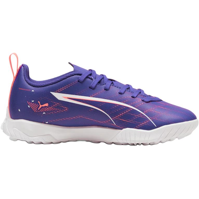Puma Ultra 5 Play TT Comfortable Versatile Low-Top Kids Soccer Shoes Kids Soccer Shoes Blue Purple 107910-01