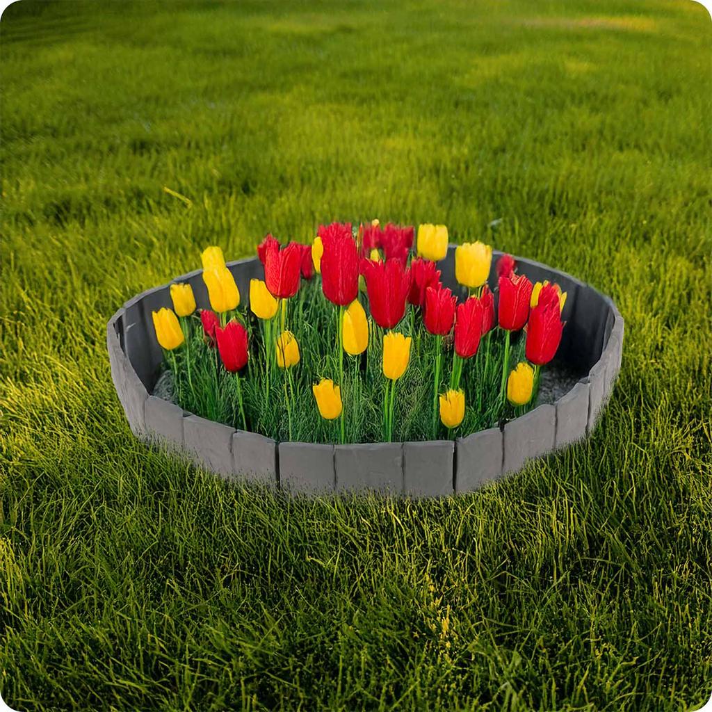 Plonos Garden Edging 250 Cm Pl-962 Gray