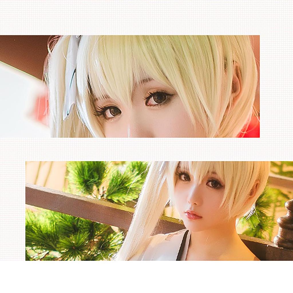 [Milky Time] Yosuga No Sora Kasugano Sora Cosplay Costume with Wig, White Kimono, Halloween