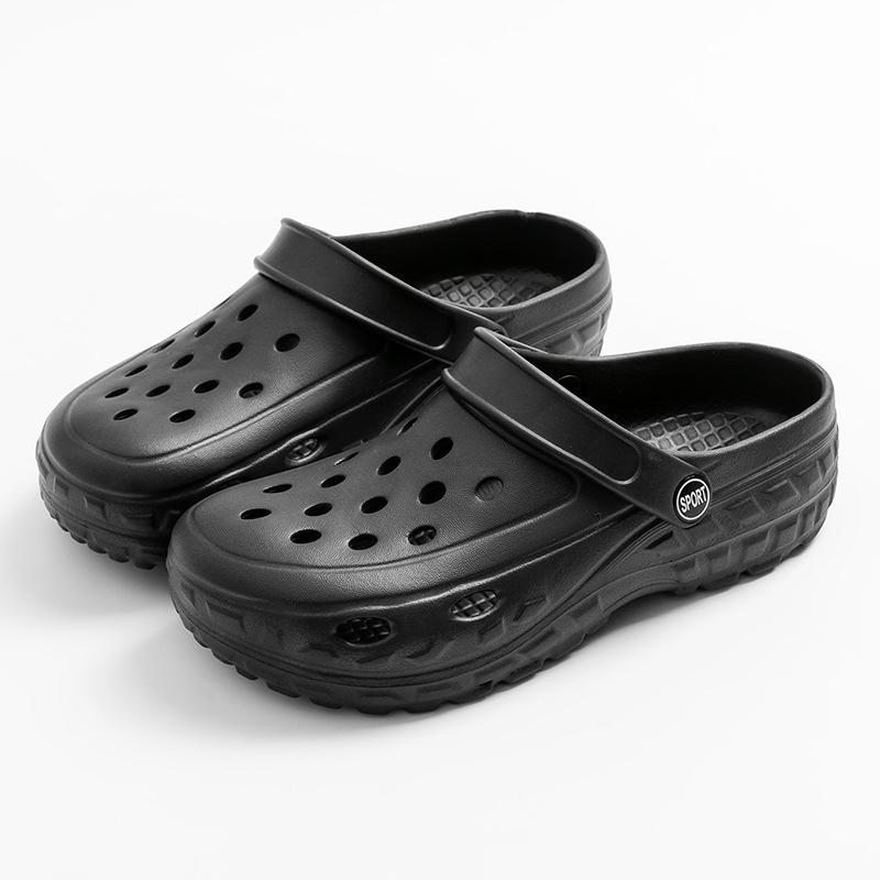

Closed Toe Clogs for Women & Men Slip-On Mules Comfortable Dress Mule & Clog Shoes Summer Slippers Outdoor Beach Slide Sandals Quick-Dry Water Shoes 44-45 чорний