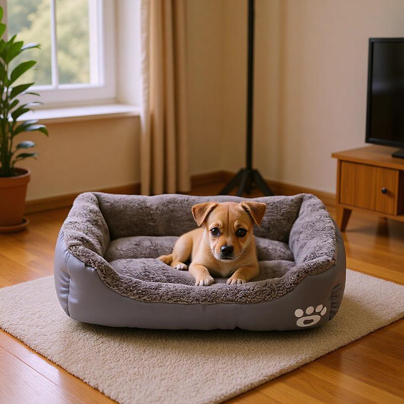 Pet Cushion & Bed - Winter Warmth for Cats & Dogs
