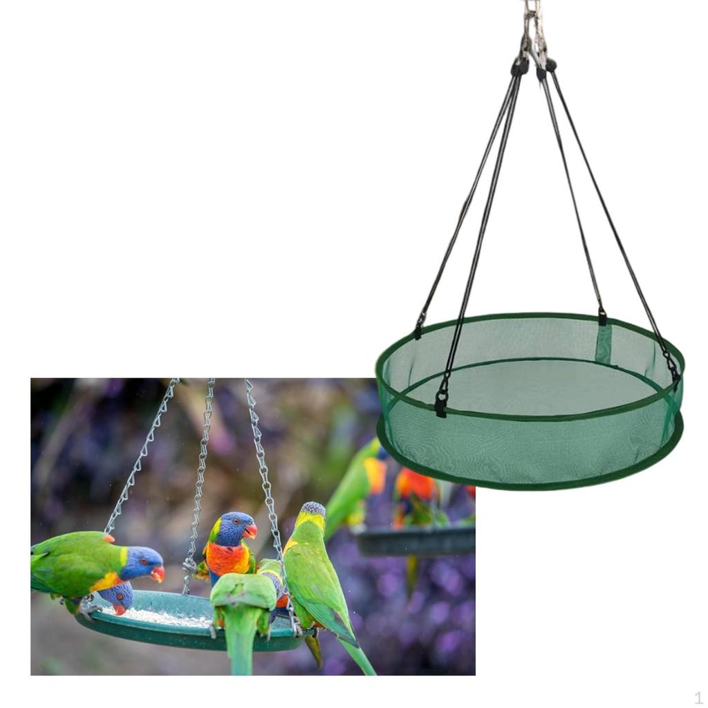 Vogelzaad Opvangbak Vogelzaad Ring Buiten Tuin Hangend voor Buiten