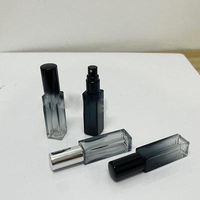 10ml Gradient Blue Square Perfume Spray Bottle