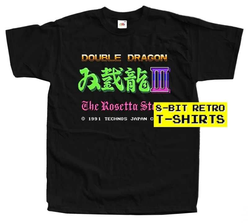 Double Dragon III Start Screen NES GAME MEN T SHIRT All sizes S-5XL 100% COTTON L
