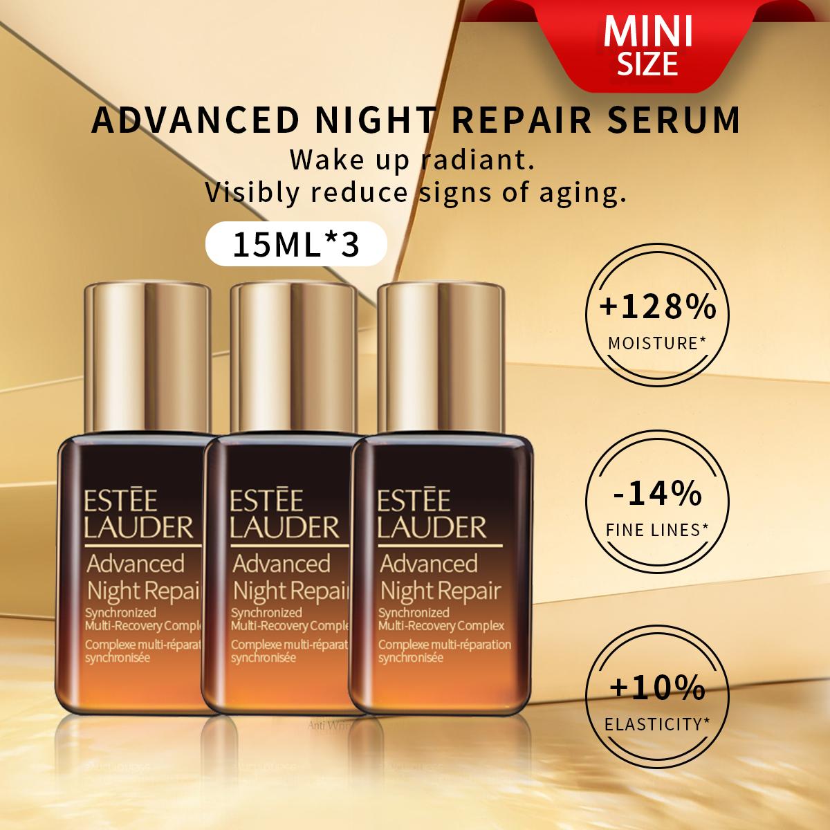 

Estée Lauder ANR Сироватка для мульти-відновлення 15 мл - Одинарна/Подвійна/Потрійна упаковка Антивікова сироватка для обличчя 0.5 FL.OZ./15ML*3