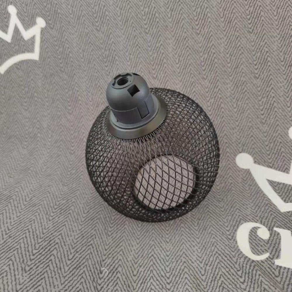Iron Pendant Lamp Shade Hollow Out Mesh Ball Lamp Covers Hanging Classic Chandelier Lampshade Shell Living Room Cafe Hotel