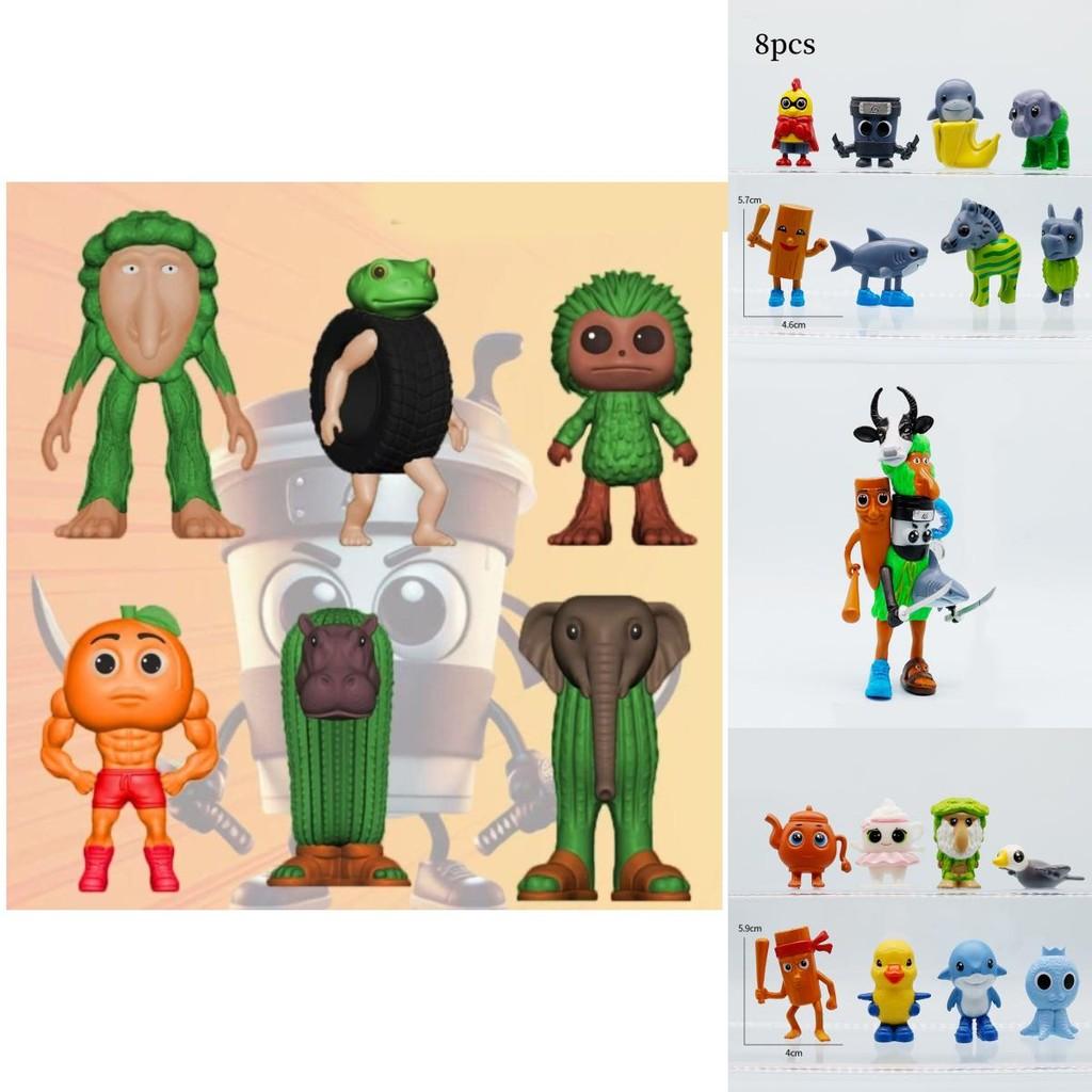 Italian Brainrot Al Pvc Mythical Creatures Figure Set With Collectible Design For Fantasy Enthusiasts