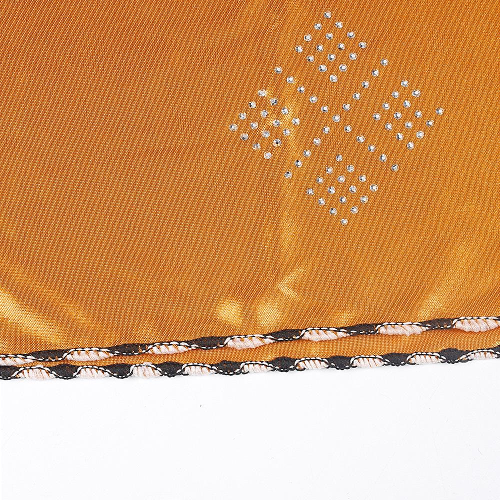 Plus Size Women's Muslim Robe with Headscarf - Middle East & Africa Style, Hot Drill Design.