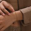 Stainless Steel Japanese Chain Bracelet 18K Gold Ladies