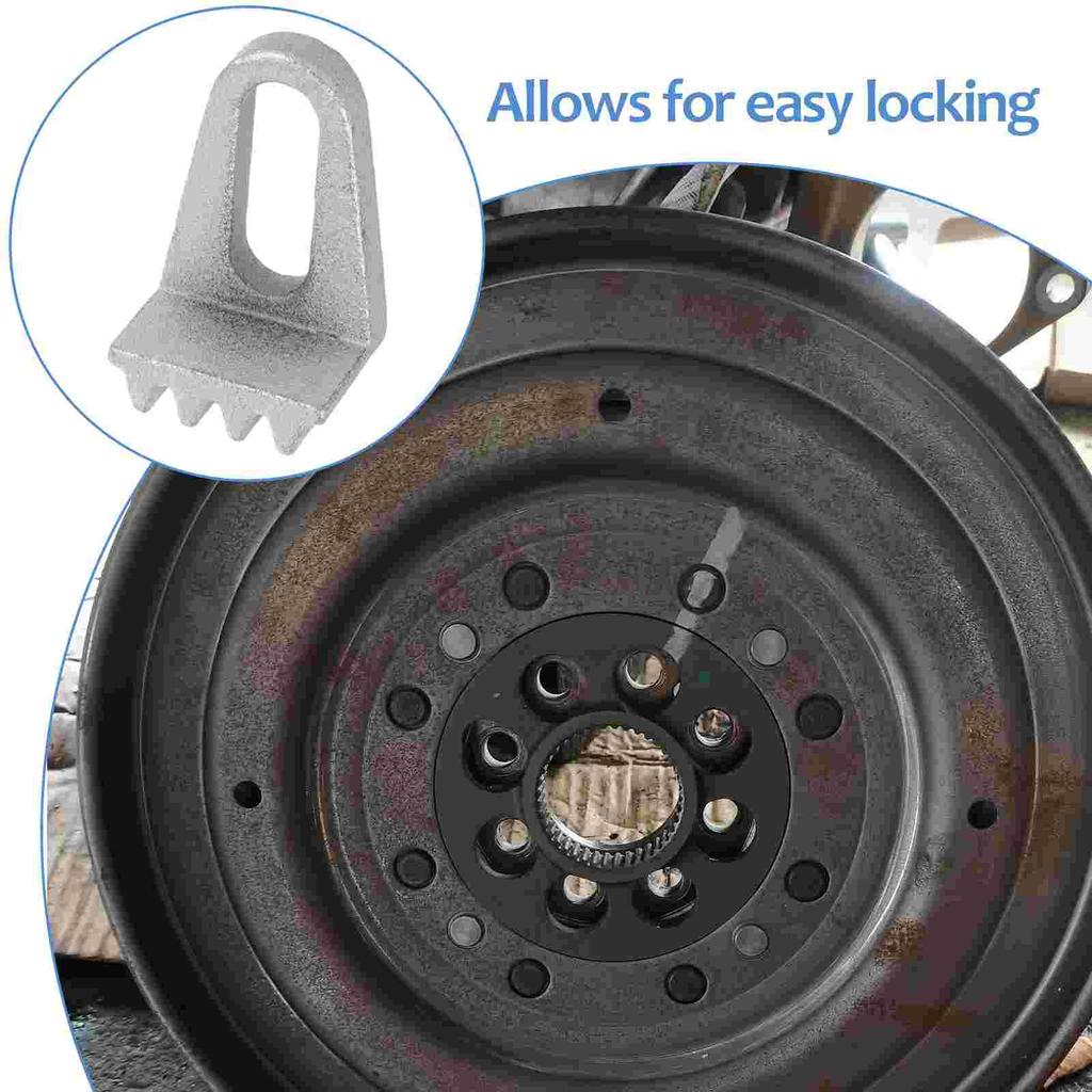 Durable Metal Flywheel Locking Tool Automotive Flywheel Holder Flywheel Turner Engine Timing Repair Tool Flywheel Holding