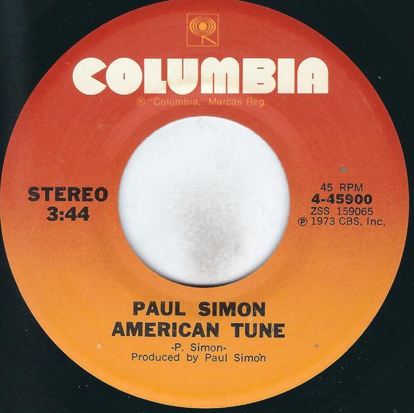 

7inch Record PAUL SIMON - American Tune 445900 Columbia 1973 US Rock Used