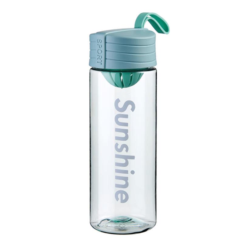 Nufeng 680ml Portable Plastic Sport Water Bottle with Handle