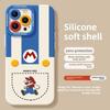 Suitable for Apple 17promax Mobile Phone Case Iphone16 Mario 15pro1413 Protective Cover, Fingerprint-resistant