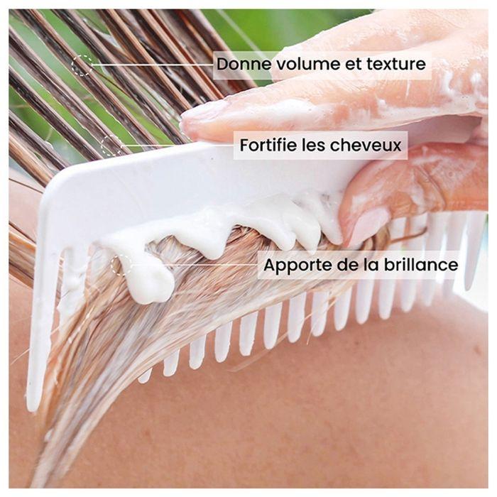 Masque Capillaire - PULPE DE VIE - Chanvre Et Romarin - 300 Ml - Fortifiant - Démêlant 3en1