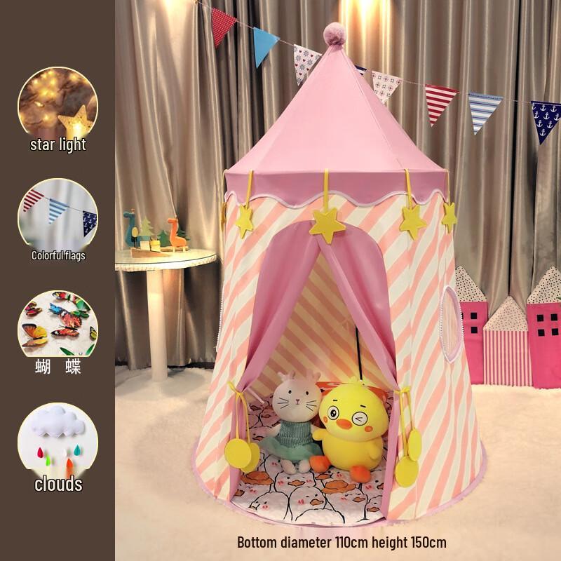 OEING Kids Indoor Play Yurt Tent