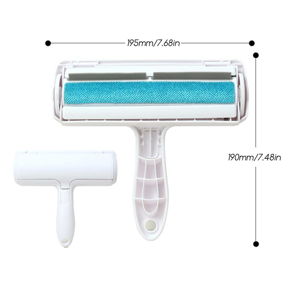 Pet Hair Remover Roller Reusable Lint Roller Dog Cat Fur Remover Portable Pets Hair Removal Cleaning Tool Hairs Scraper for Home