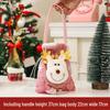 Christmas Gift Bags: Festive Candy & Apple Drawstring Bags