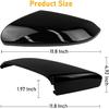 Moonlinks Compatible With 2016- Honda Civic Side Mirror Cover Replacement,Glossy Black LH & RH Side Door Rearview Mirror Cap Trim For 10Th Gen