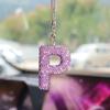 Rhinestone Bow Polymer Clay Car Rearview Mirror Hanging Ornament