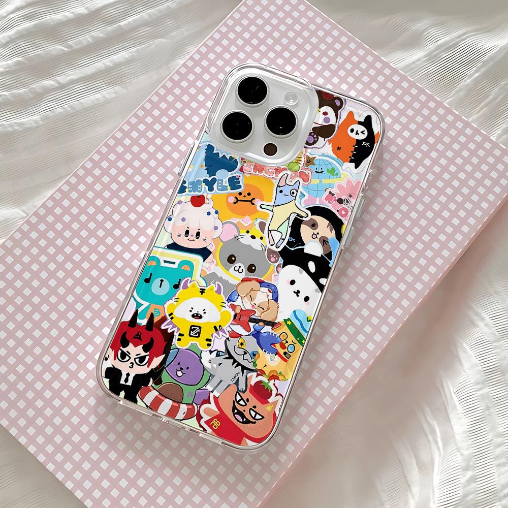 Carcasă de telefon Anime M-Mascot GMMTVS pentru IPhone 17 16 16e 15 14 13 12 11 Mini Pro Max X XR XSMax 7 8 Air Plus Capac Spate Transparent