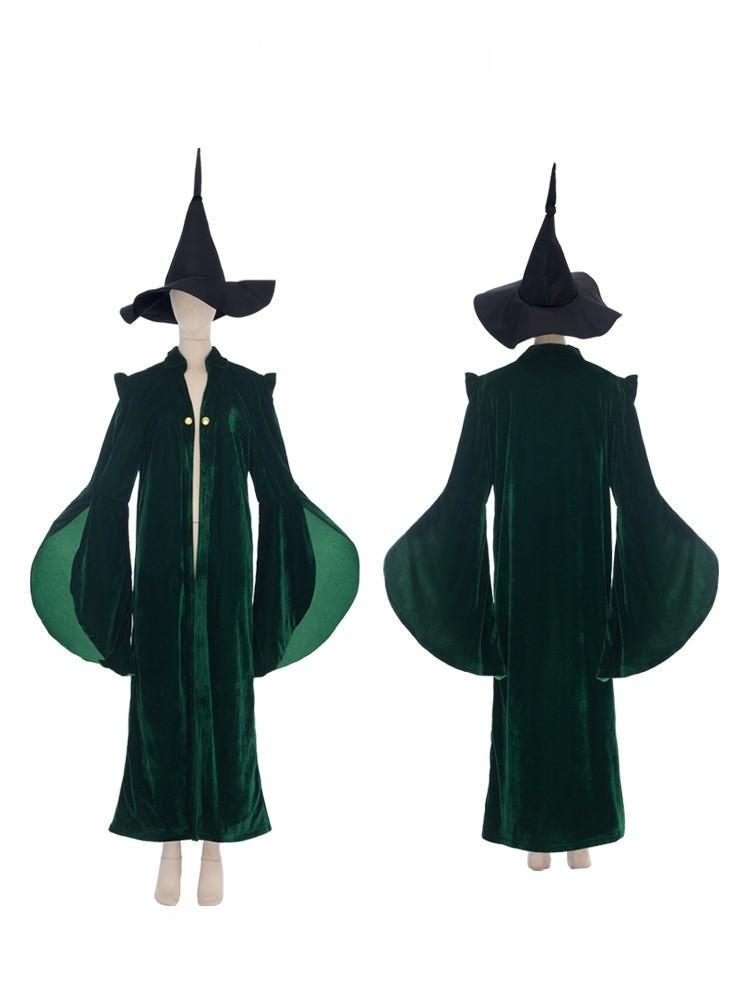 Harry Potter Cosplay Costume For Stage Performance With Velvet Fabric For Adults