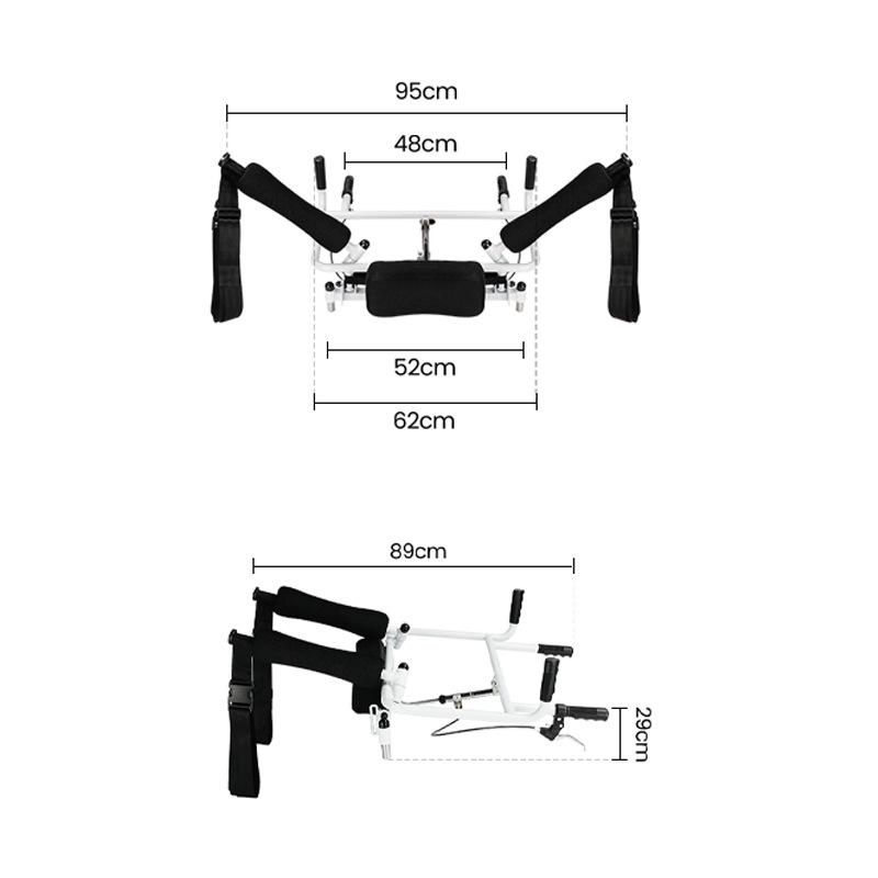 Hydraulic Lift Meal Table & Transfer Belt for Elderly and Bedridden Care