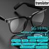 Óculos de Sol SG 19 PRO Fones de Ouvido Bluetooth 5.4 Esporte ao Ar Livre HiFi HD Chamada Óculos Anti Luz Azul Sem Fio Óculos para Dirigir Música
