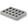 Overlapping Velvet Case Lattice for Acrylic W X 12cm D X Product 44596517 Cases, Gray, 15.5cm 2.5cm H, Number