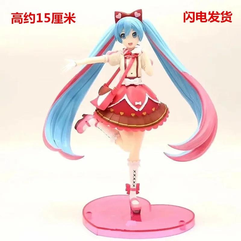 15CM Lolita Anime Model Hatsune Hatsune Miku PVC Figure Collection Model Desktop Decoration Children Christmas Birthday Present