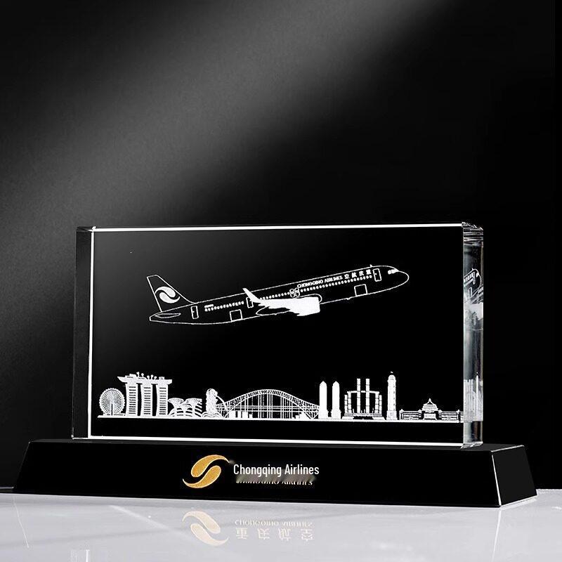 

3D Laser-Engraved Crystal School Building Models and Souvenir Gifts