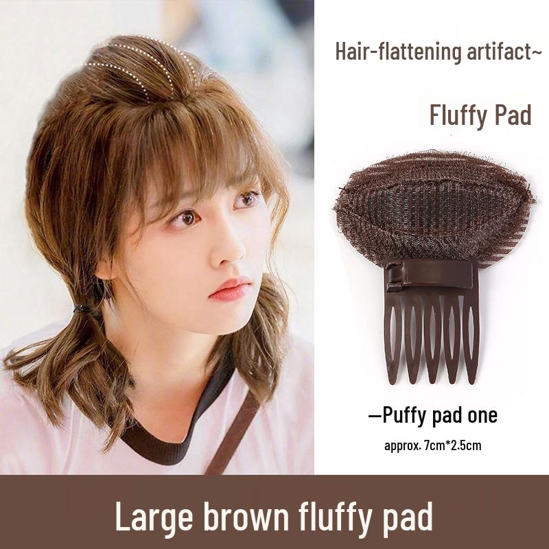 High Crown Hair Root Fluffy Wiglet - Invisible Hair Bun & Comb Accessory