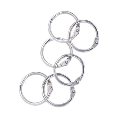 Split Ring Binding Supplies Multifunctional Loose-leaf Book Hoops Circle Book Binder Metal Ring Binder Hinged Rings Keychain
