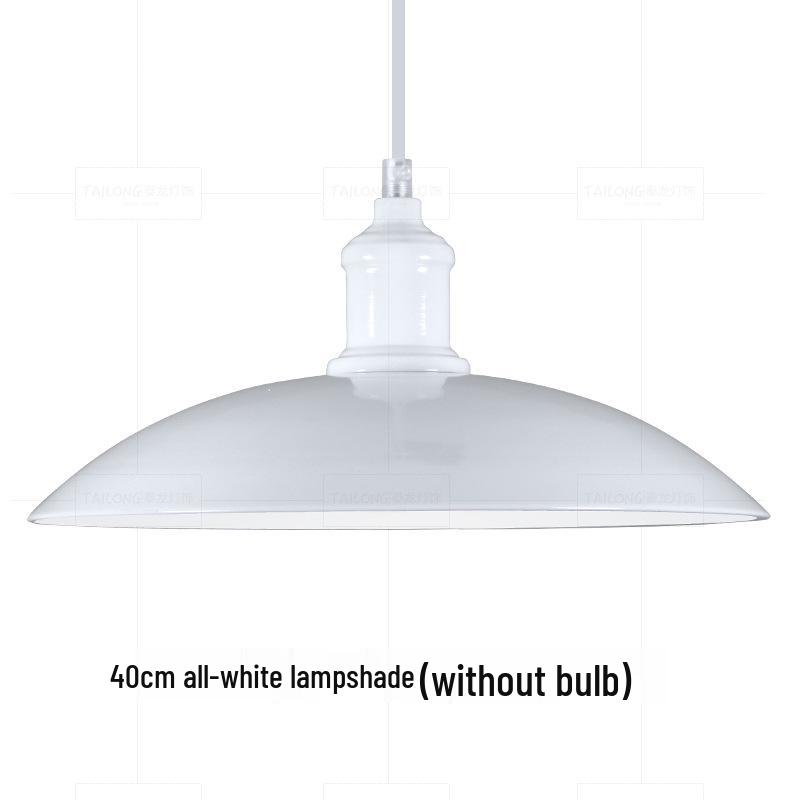 Nordic Loft Retro Industrial Pendant Light - Creative Wrought Iron Single Head Lampshade for Cafe and Bar