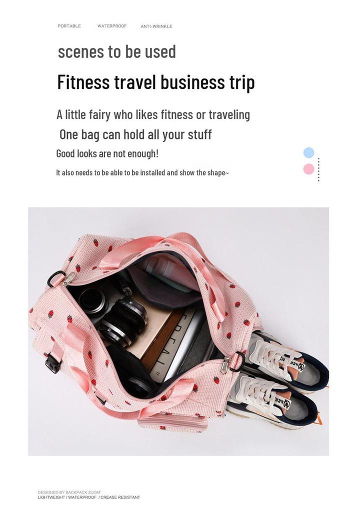 Lightweight Multi-Pocket Commuter Bag with Wet/Dry Separation for Travel & Sports