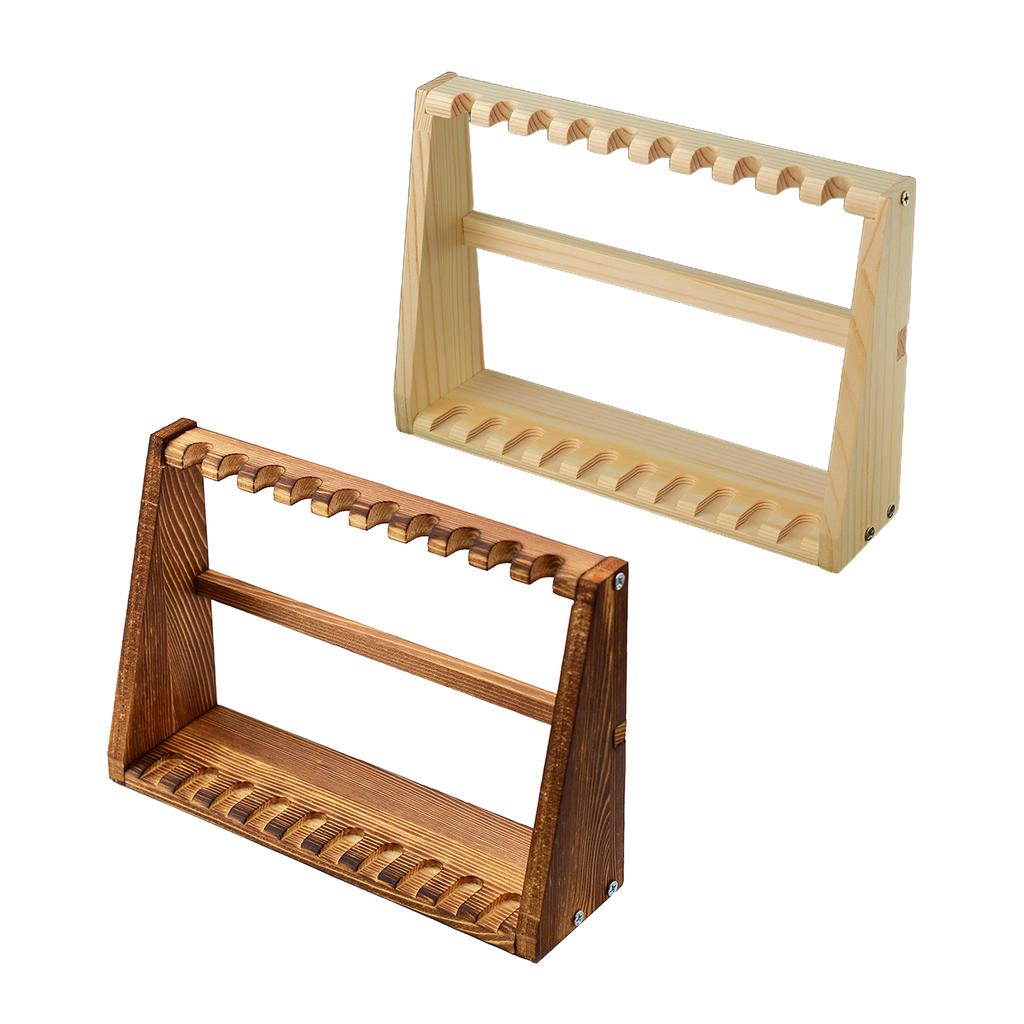 Porta Spade Espositore per Katane Porta Spade Samurais Scaffale Espositore Legno Spada Espositore a Dieci Fori Supporto per Spade