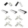 2Pcs Vise Jaw Pad Soft Magnetic Vise Jaw Pad Aluminum Multipurpose Jaw Protectors Metal Clamps Jaw Flat Cover Silver Jaw