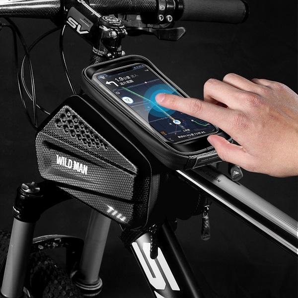 Wildman Case/Bike Holder Xxl Es6 1L Frame Bag Black/Black
