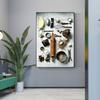 Küchengeschirr, Schüssel und Löffel, moderne Heimdekoration, Poster und Drucke, Geschirr, Leinwanddruck, Wandbild für Wohnzimmer, dekorative Bilder