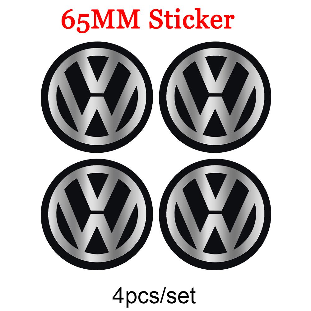Per VOLKSWAGEN VW 56/60/63/65/68MM Coprimozzi Centrali per Ruote Auto Tappi Mozzo Adesivo Emblema Decorazione Per Volkswagen VW GTI R Golf Polo T