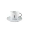 Cup & Saucer Logo Espresso Coffee Cup