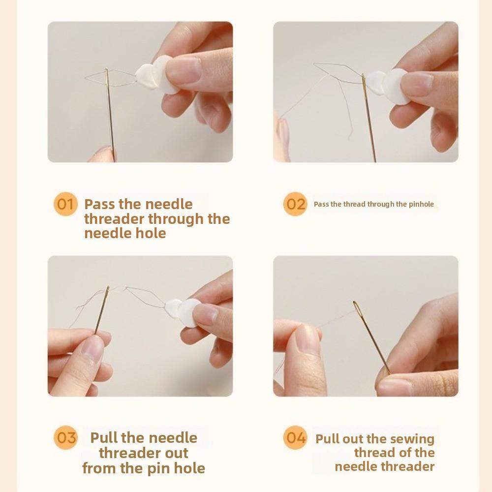 Plastic Casing Magnetic Sewing Kit Lightweight Hand Sewing Tools Portable Sewing Box  Crafting