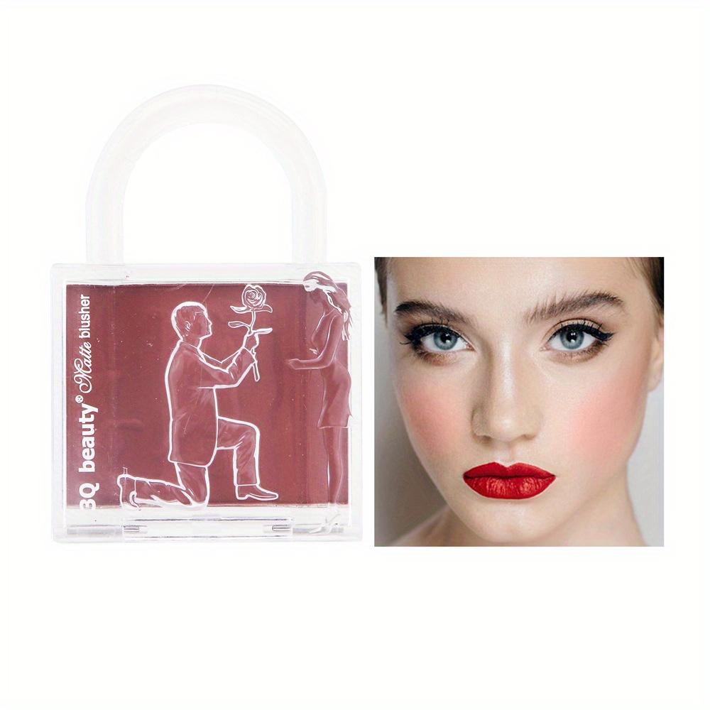 Lehká tvářenka Lock Dlouhotrvající Hydratační přírodní tvářenka proti rozmazání Monochrome Matte Shadow Powder