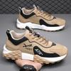 Men's shoes autumn new sports shoes outdoor running comfortable trend versatile dad shoes light and warm