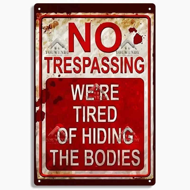 HD Metal Tin Sign Vintage Funny Beer Bar Wall Decor Retro No Working Steak Timer Alcohol Sign for Man Cave Pub Bar Kitchen Dec