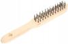 Brush, 3-row, Steel Wire