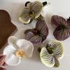 Butterfly Orchid Flower Hair Claw Women Elegant Ponytail Clip Shark Clip Acrylic Temperament Headdress Large Shark Clip Female
