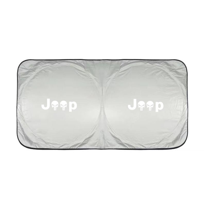 Car Windscreen Sunshade Cover UV Protection Sun Visor For Jeep Wrangler JK Gladiator Renegade Grand Cherokee Wagoneer Avenger Re
